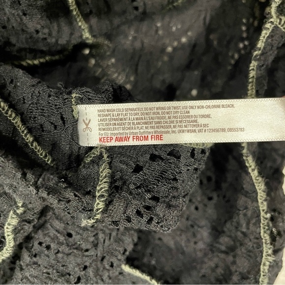 Free People Black Stretchy Lace Tank Top - Picture 8 of 10